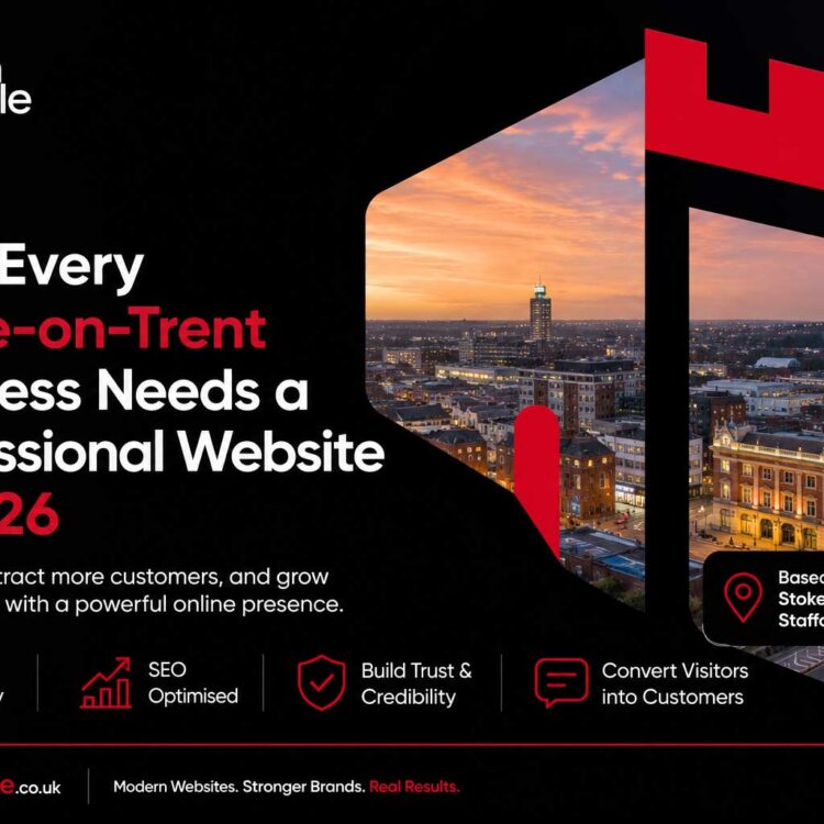 Professional website development for Stoke-on-Trent businesses by TechCastle
