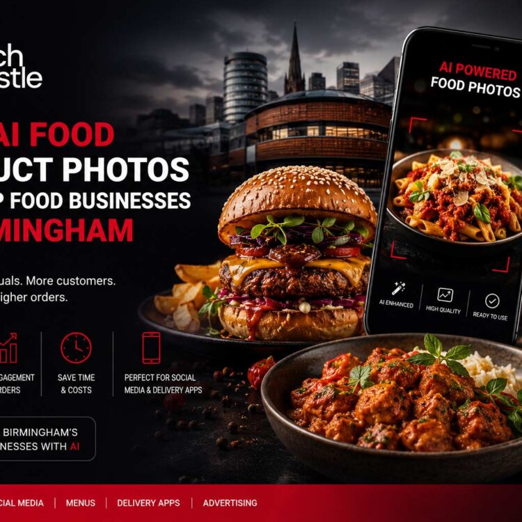 AI-generated food product photography for Birmingham restaurants and food businesses